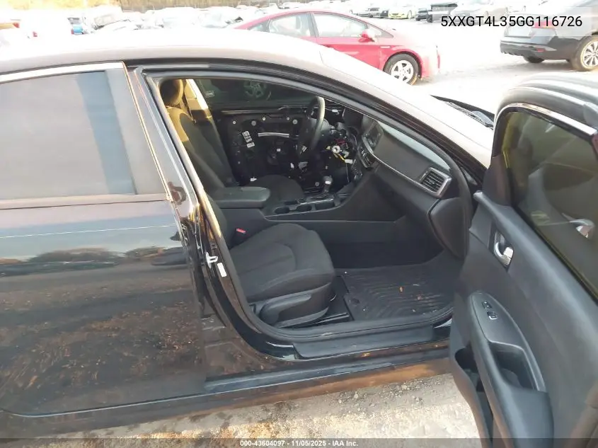 5XXGT4L35GG116726 2016 Kia Optima Lx