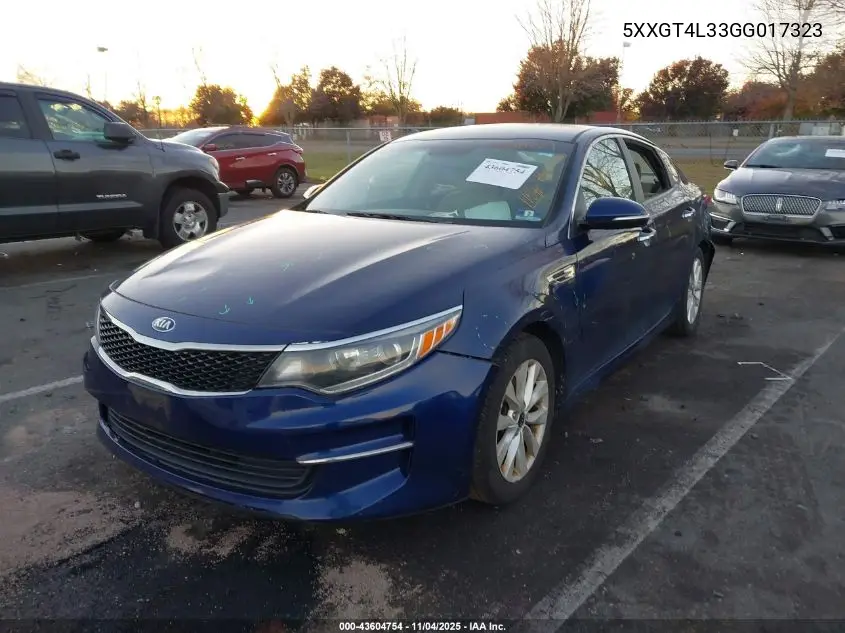 5XXGT4L33GG017323 2016 Kia Optima Lx