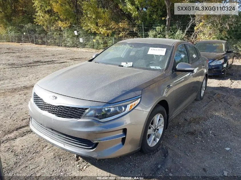 5XXGT4L3XGG110324 2016 Kia Optima Lx