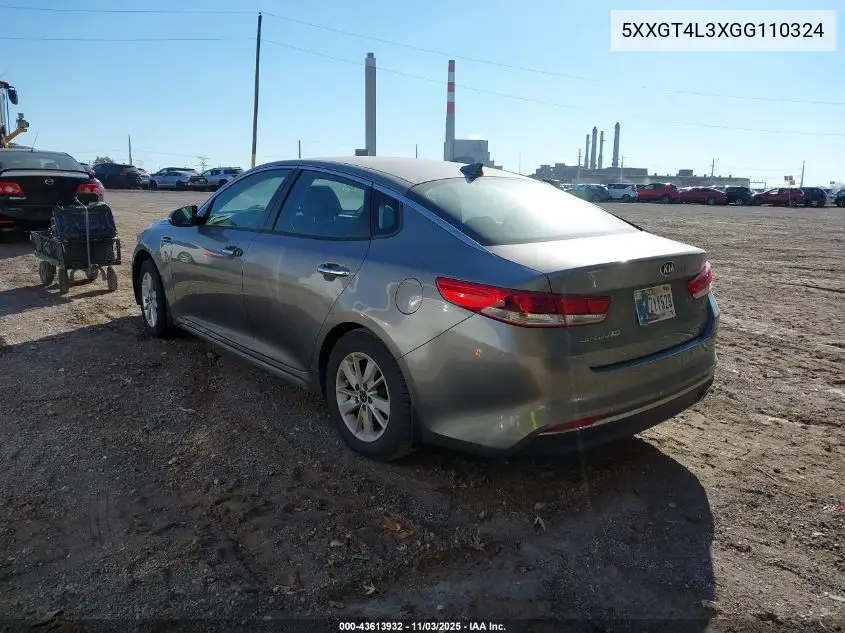5XXGT4L3XGG110324 2016 Kia Optima Lx