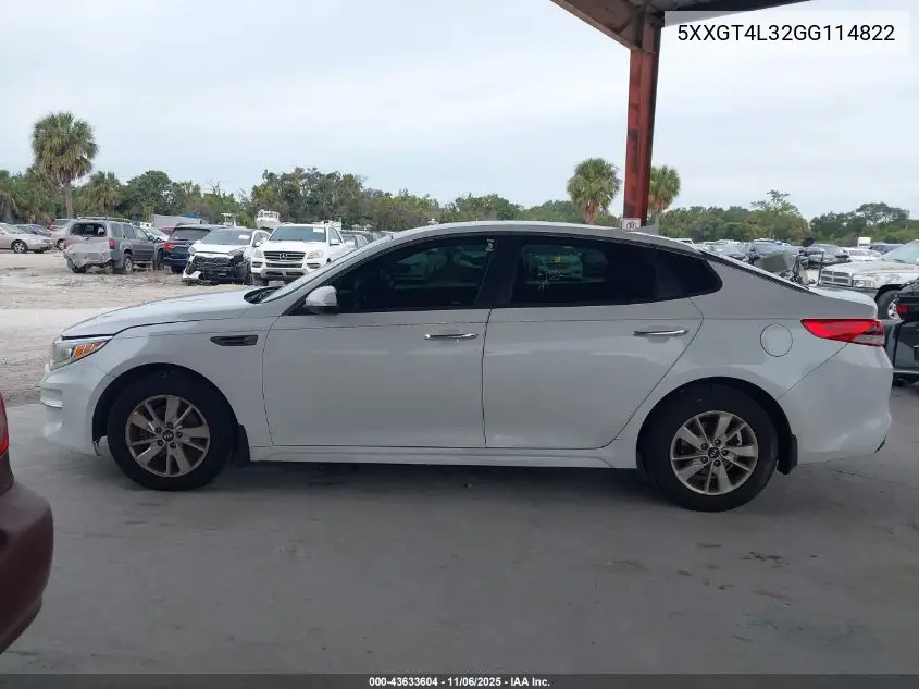 5XXGT4L32GG114822 2016 Kia Optima Lx
