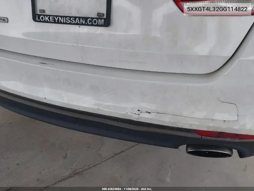 5XXGT4L32GG114822 2016 Kia Optima Lx