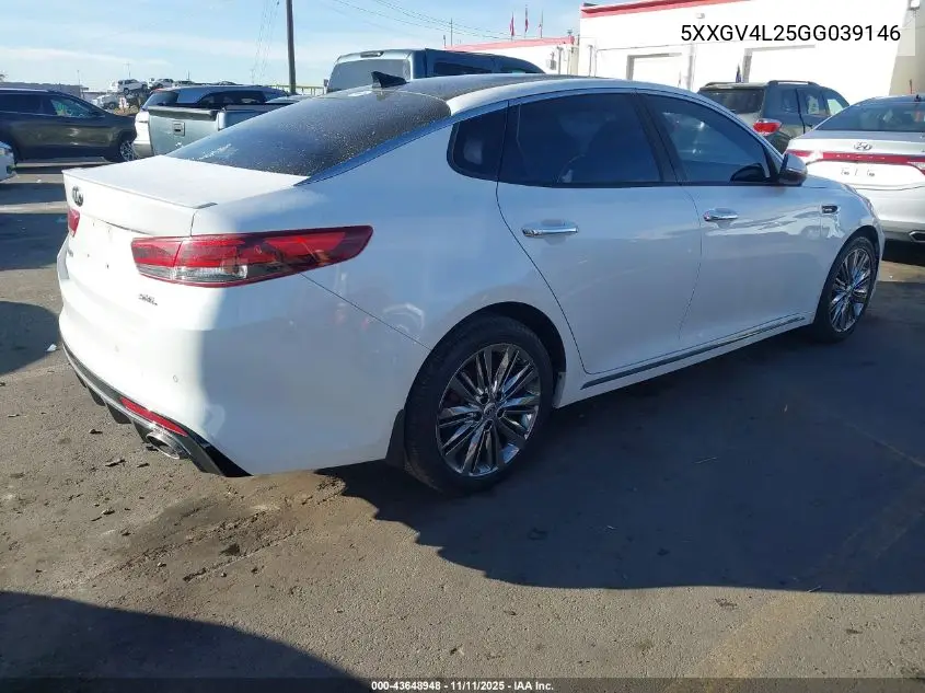 5XXGV4L25GG039146 2016 Kia Optima Sxl Turbo