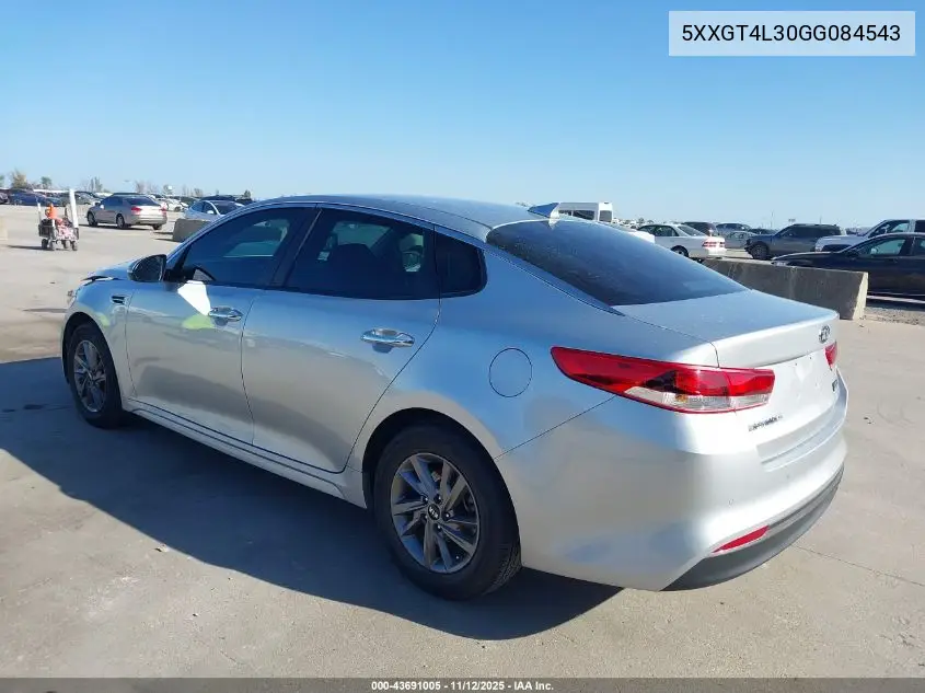 5XXGT4L30GG084543 2016 Kia Optima Lx