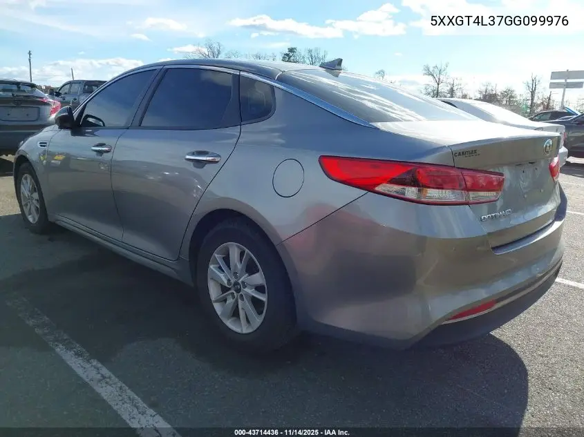 5XXGT4L37GG099976 2016 Kia Optima Lx
