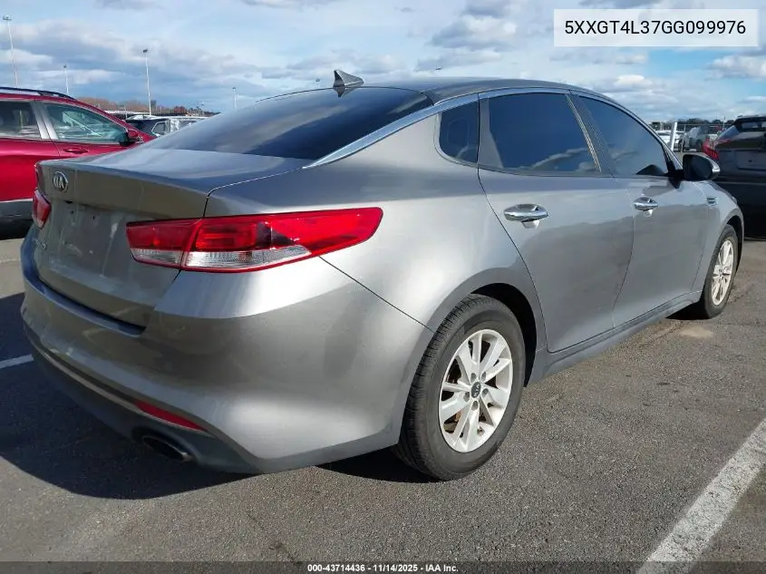 5XXGT4L37GG099976 2016 Kia Optima Lx