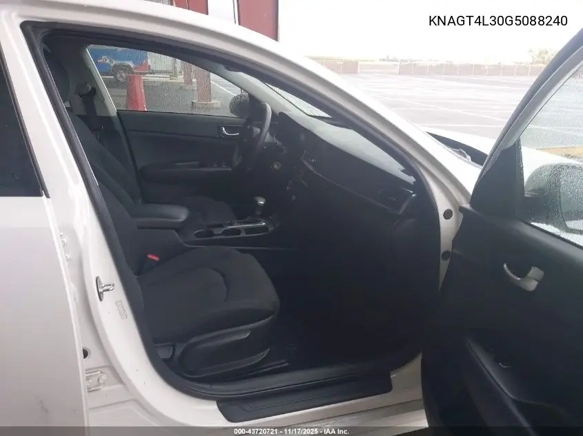 KNAGT4L30G5088240 2016 Kia Optima Lx