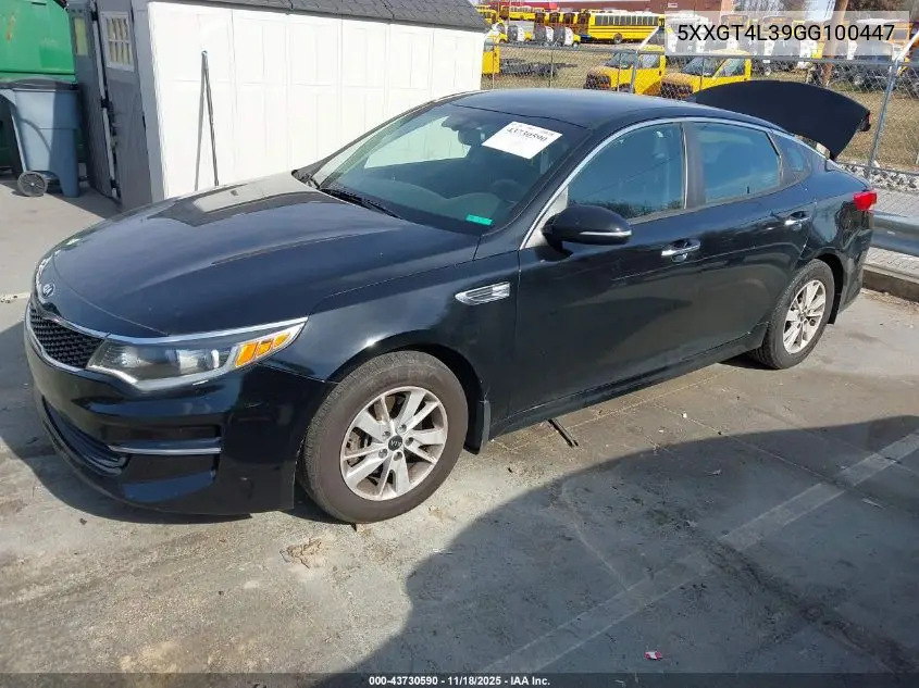 5XXGT4L39GG100447 2016 Kia Optima Lx