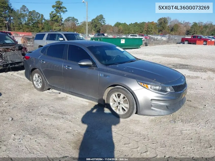 5XXGT4L36GG073269 2016 Kia Optima Lx