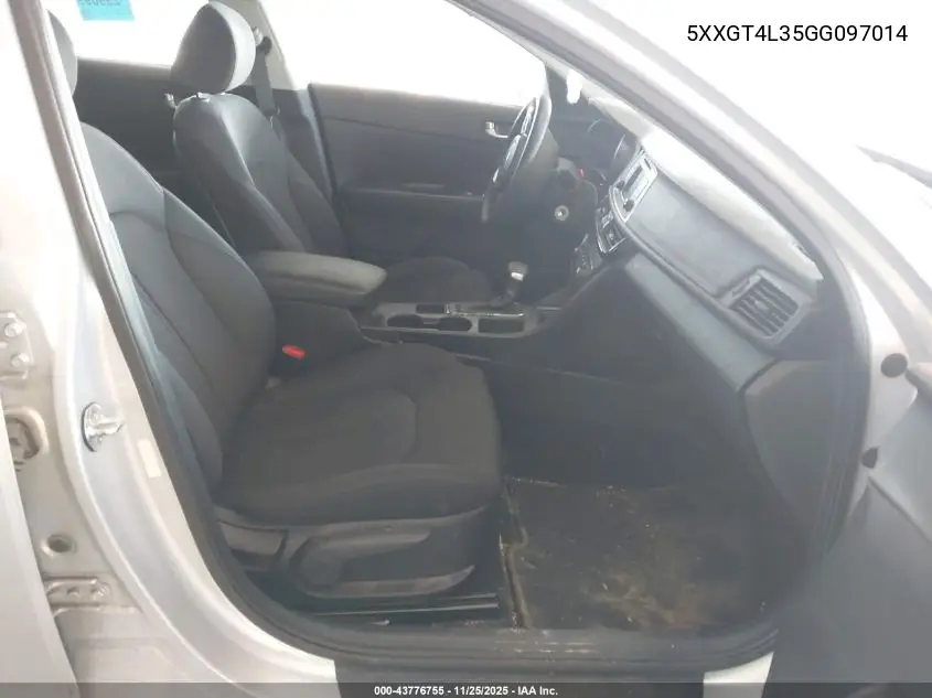 5XXGT4L35GG097014 2016 Kia Optima Lx