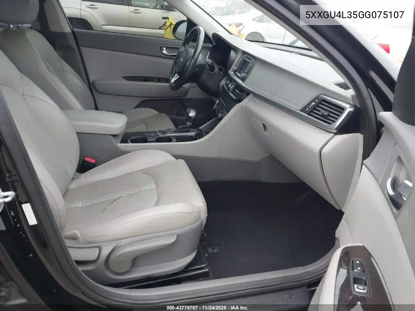 5XXGU4L35GG075107 2016 Kia Optima Ex
