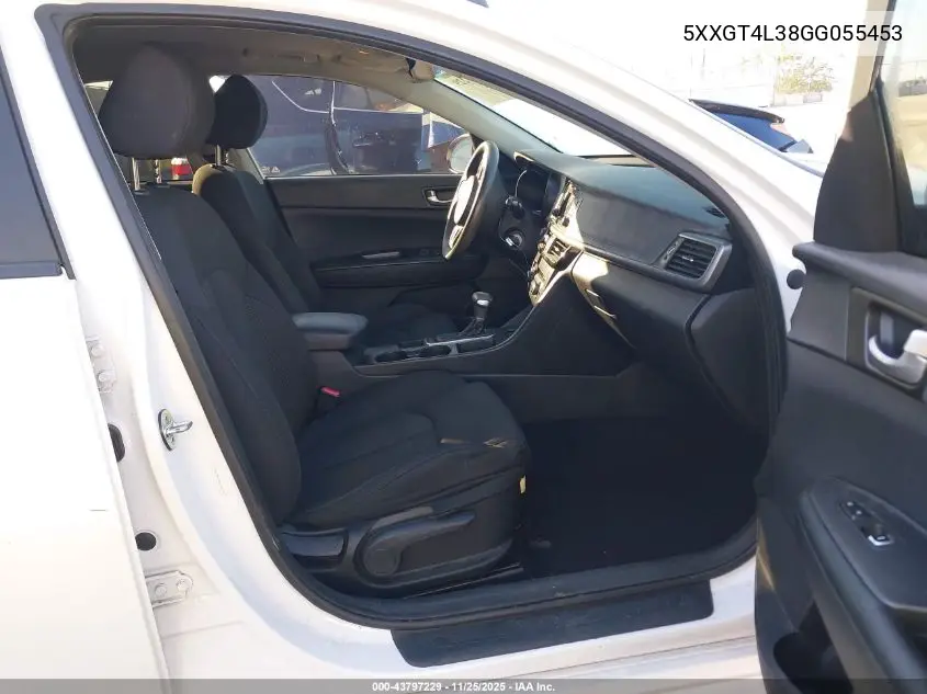 5XXGT4L38GG055453 2016 Kia Optima Lx