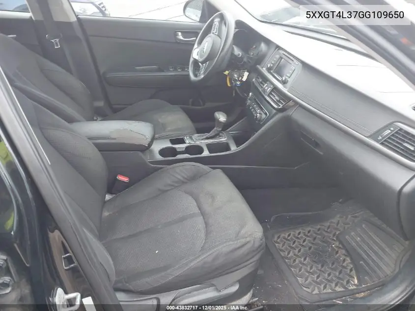 5XXGT4L37GG109650 2016 Kia Optima Lx