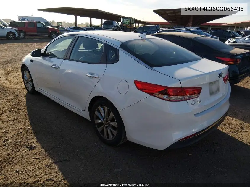 5XXGT4L36GG066435 2016 Kia Optima Lx