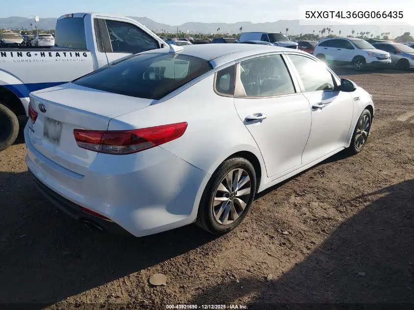 5XXGT4L36GG066435 2016 Kia Optima Lx