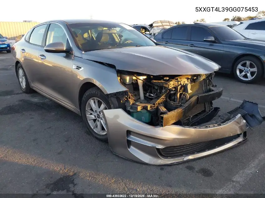 5XXGT4L39GG075453 2016 Kia Optima Lx