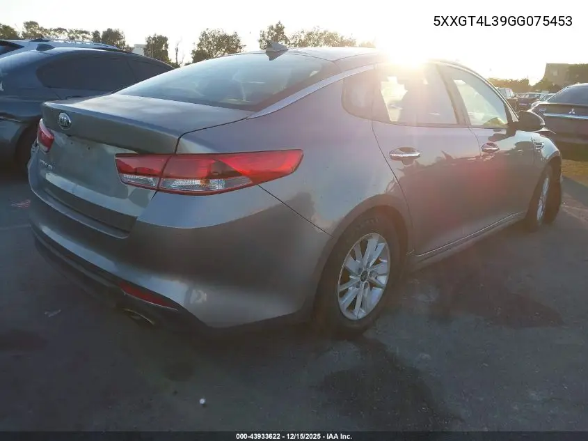 5XXGT4L39GG075453 2016 Kia Optima Lx