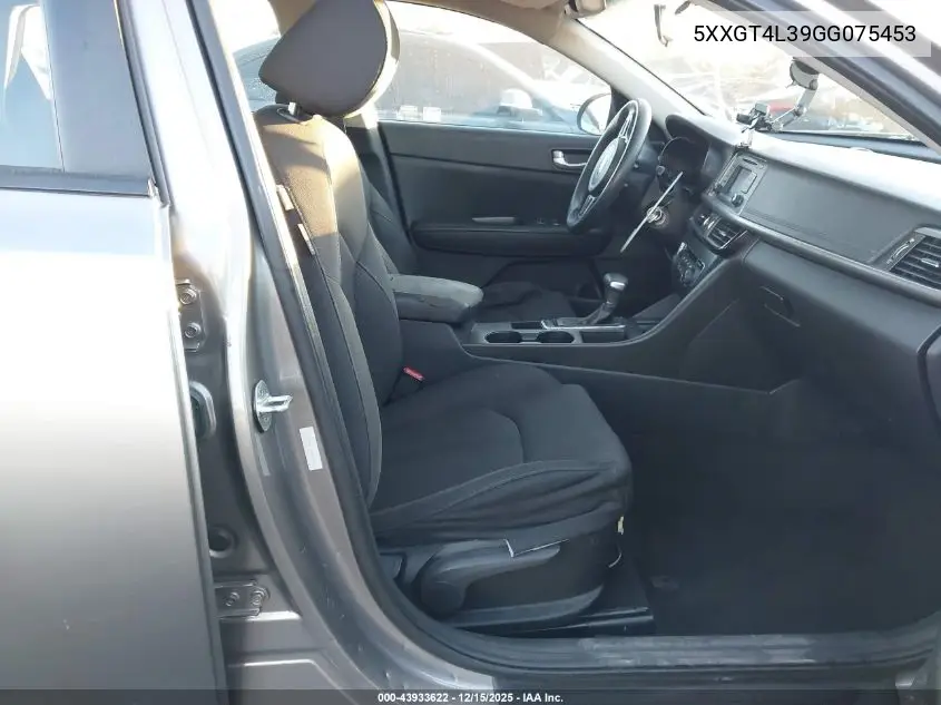 5XXGT4L39GG075453 2016 Kia Optima Lx