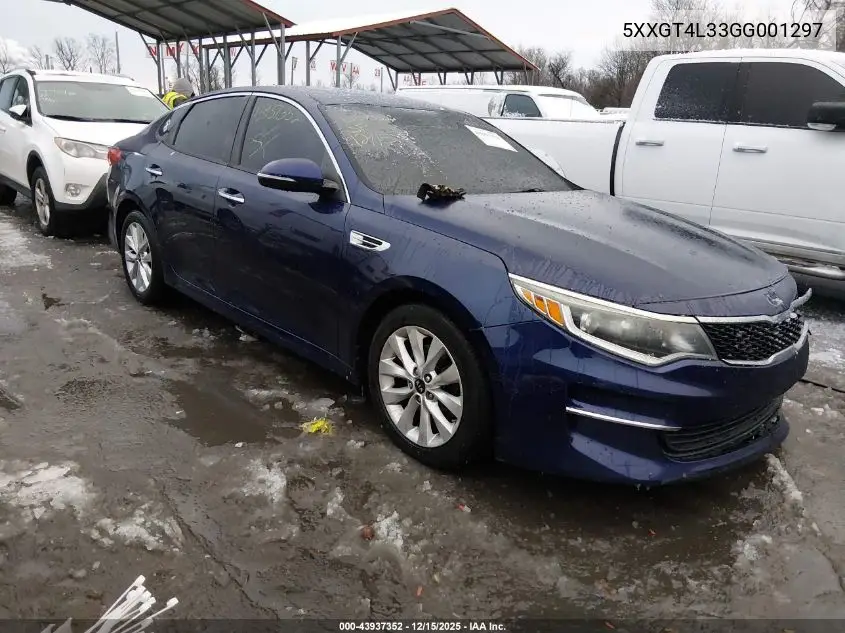 5XXGT4L33GG001297 2016 Kia Optima Lx