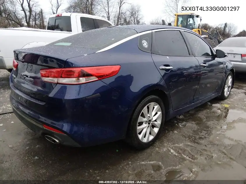 5XXGT4L33GG001297 2016 Kia Optima Lx