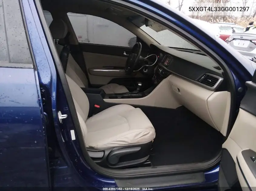 5XXGT4L33GG001297 2016 Kia Optima Lx