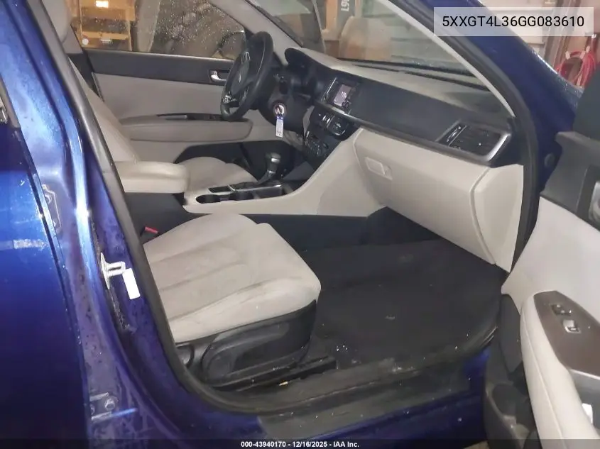 5XXGT4L36GG083610 2016 Kia Optima Lx