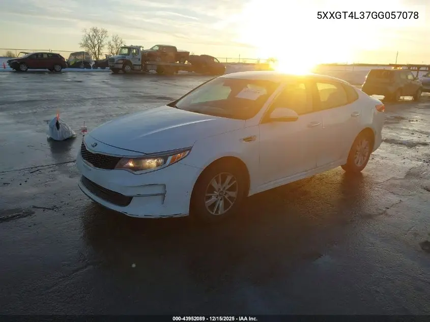 5XXGT4L37GG057078 2016 Kia Optima Lx
