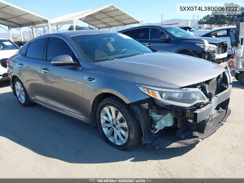 5XXGT4L38GG061222 2016 Kia Optima Lx
