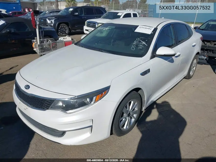 5XXGT4L33GG057532 2016 Kia Optima Lx