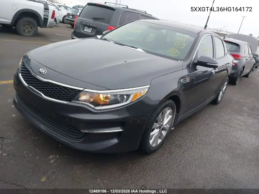 5XXGT4L36HG164172 2017 Kia Optima Lx/Lx+