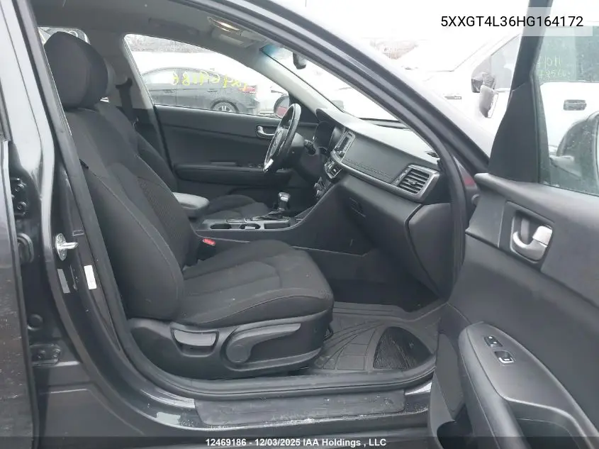 5XXGT4L36HG164172 2017 Kia Optima Lx/Lx+