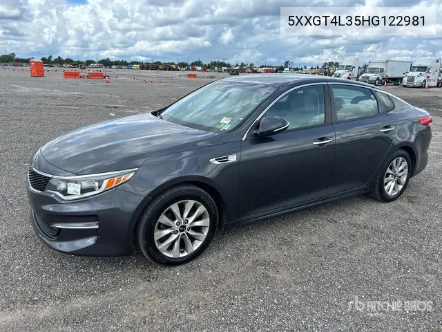 5XXGT4L35HG122981 2017 Kia Optima 2017 Kia Optima Automobile