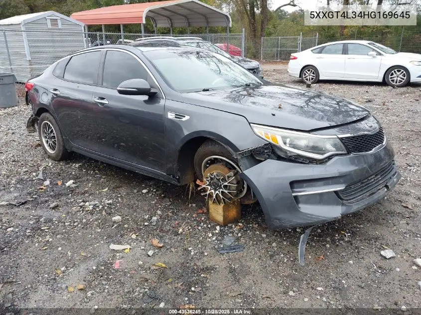5XXGT4L34HG169645 2017 Kia Optima Lx