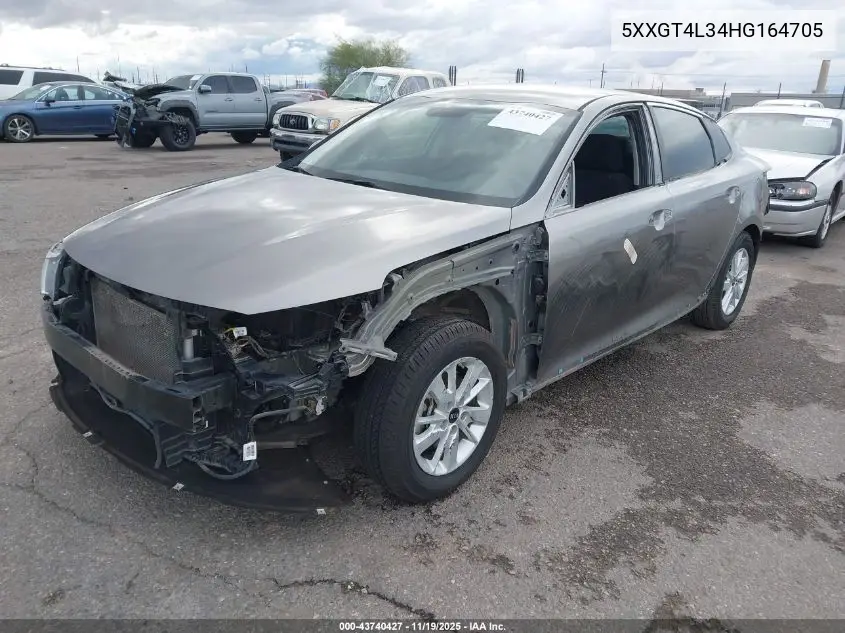 5XXGT4L34HG164705 2017 Kia Optima Lx
