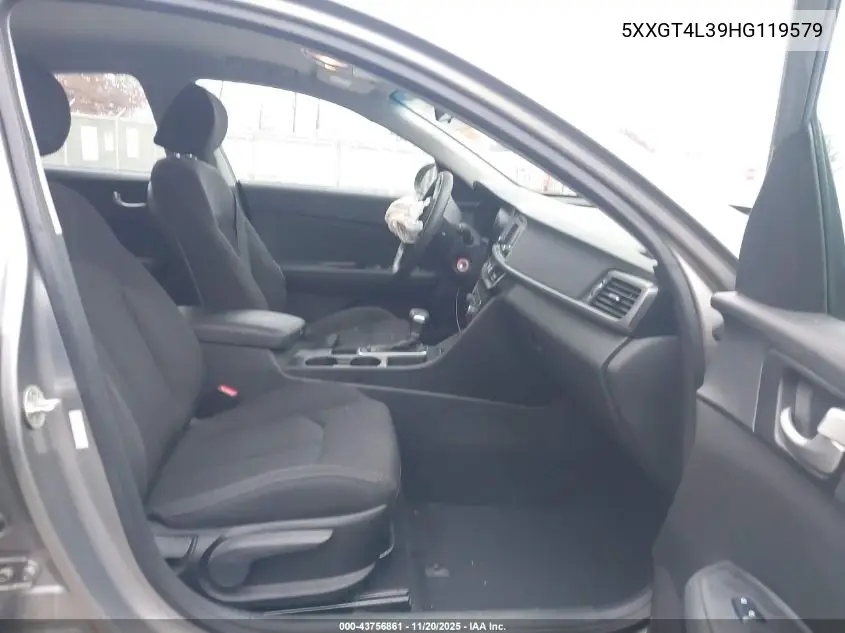 5XXGT4L39HG119579 2017 Kia Optima Lx