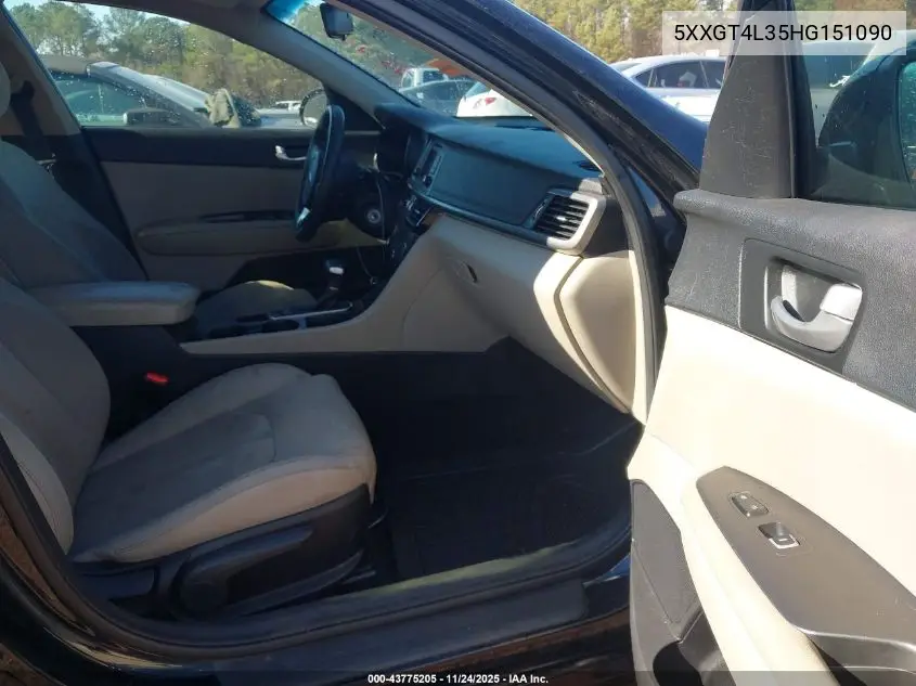 5XXGT4L35HG151090 2017 Kia Optima Lx