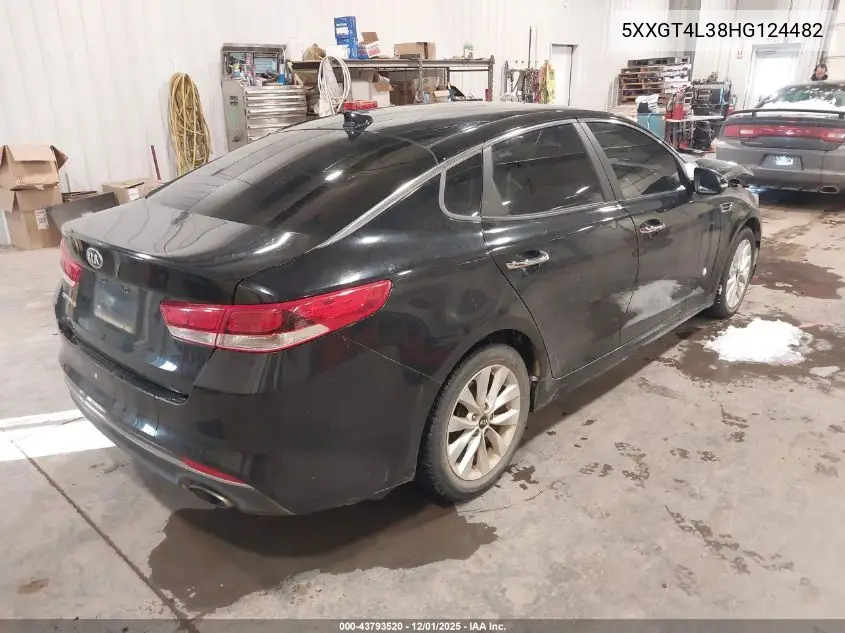 5XXGT4L38HG124482 2017 Kia Optima Lx