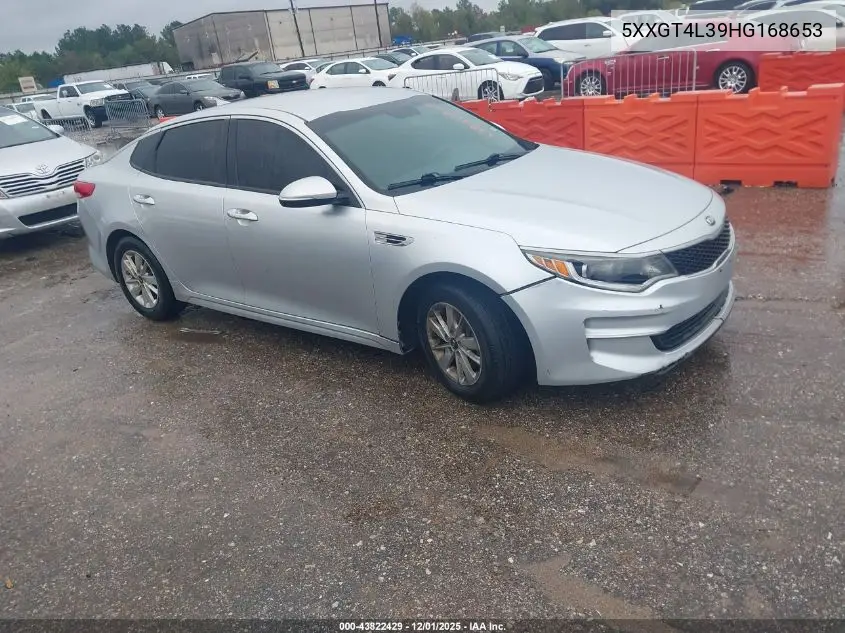 5XXGT4L39HG168653 2017 Kia Optima Lx