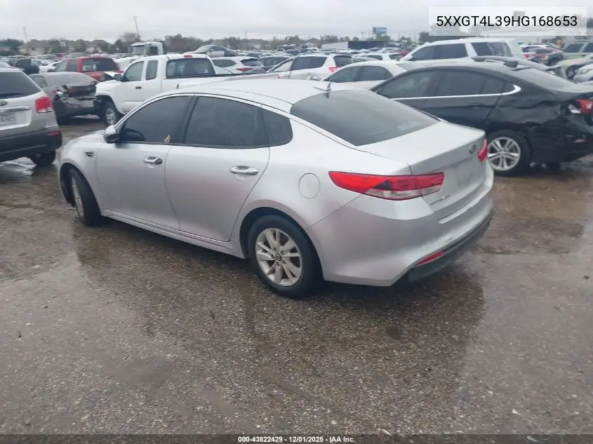 5XXGT4L39HG168653 2017 Kia Optima Lx