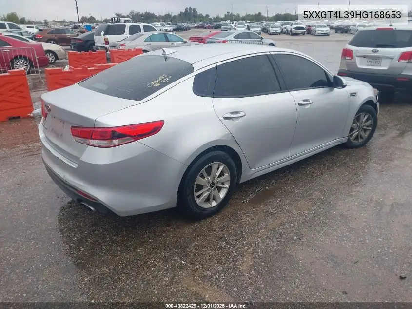 5XXGT4L39HG168653 2017 Kia Optima Lx