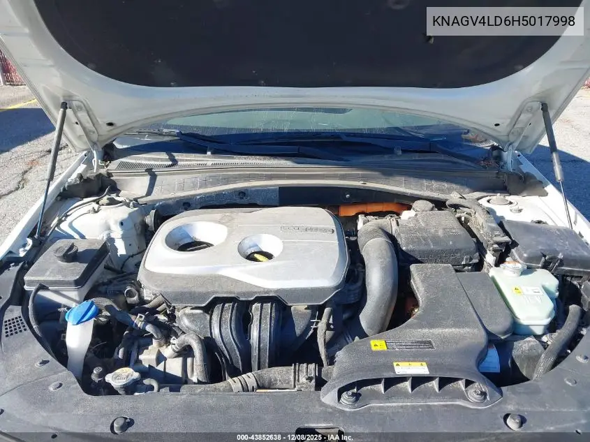 KNAGV4LD6H5017998 2017 Kia Optima Plug-In Hybrid Ex