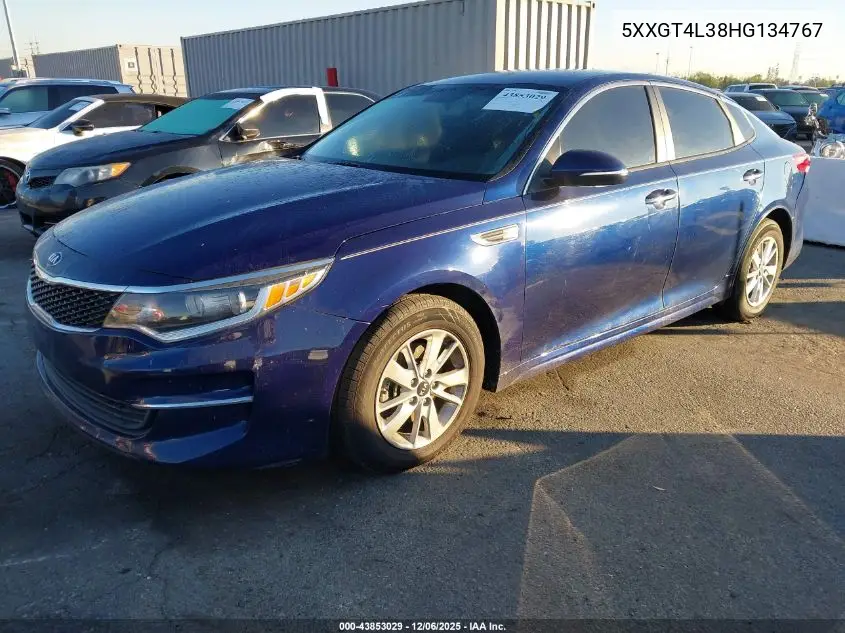 5XXGT4L38HG134767 2017 Kia Optima Lx