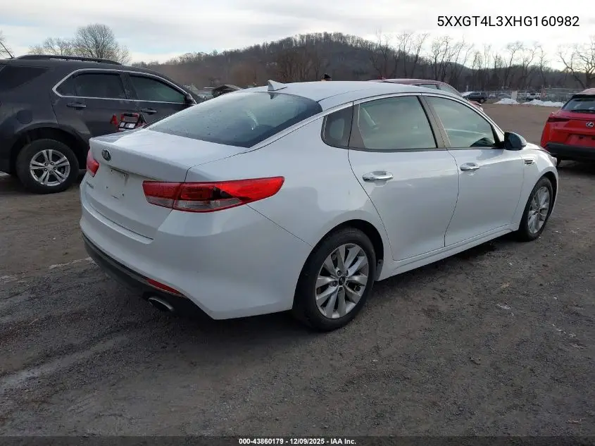 5XXGT4L3XHG160982 2017 Kia Optima Lx