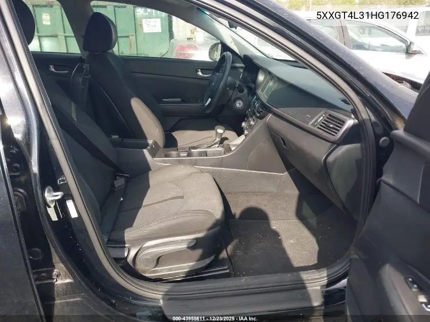 5XXGT4L31HG176942 2017 Kia Optima Lx