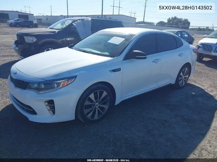5XXGW4L28HG143502 2017 Kia Optima Sx Turbo