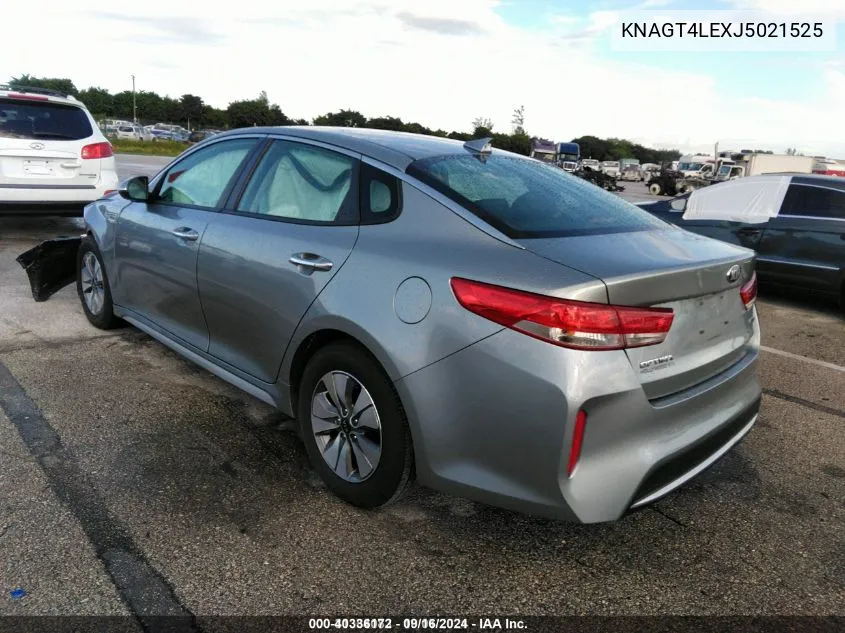 KNAGT4LEXJ5021525 2018 Kia Optima Hybrid Premium