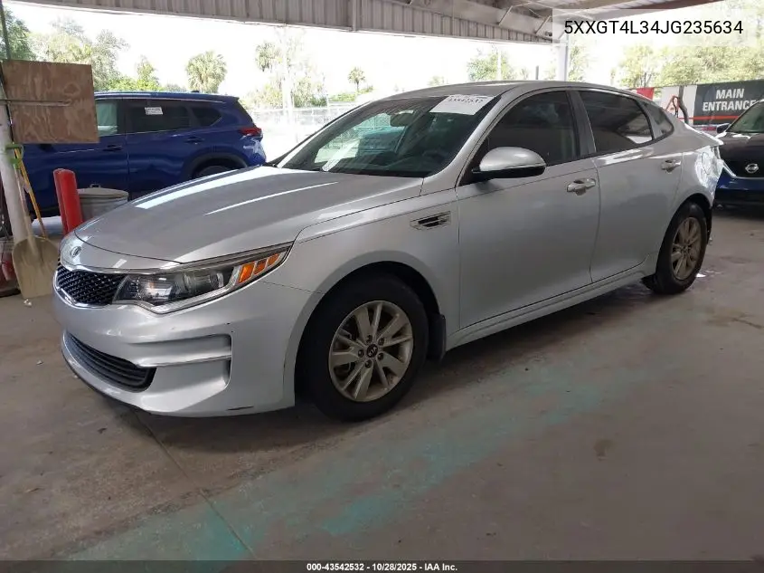 5XXGT4L34JG235634 2018 Kia Optima Lx
