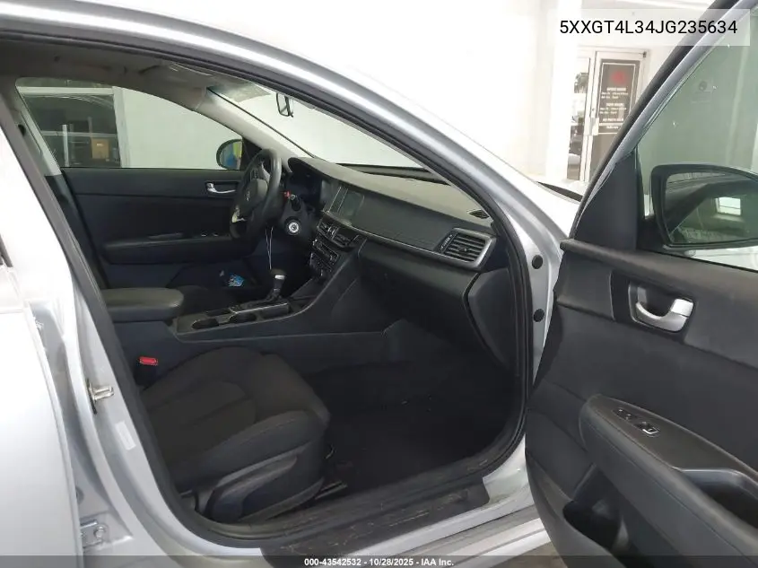 5XXGT4L34JG235634 2018 Kia Optima Lx