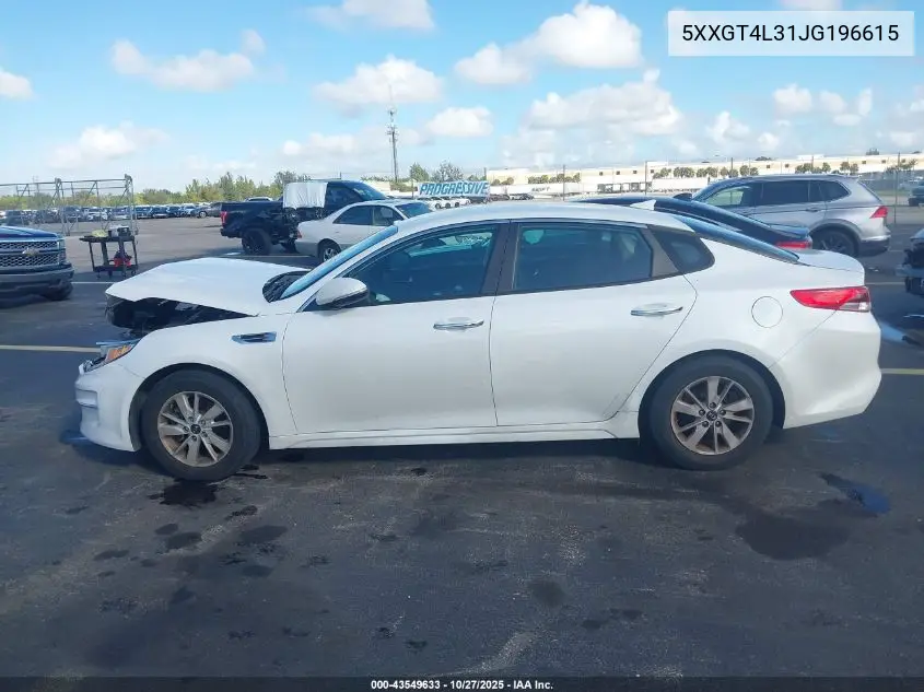 5XXGT4L31JG196615 2018 Kia Optima Lx