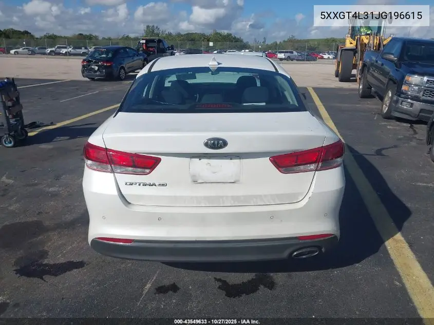 5XXGT4L31JG196615 2018 Kia Optima Lx